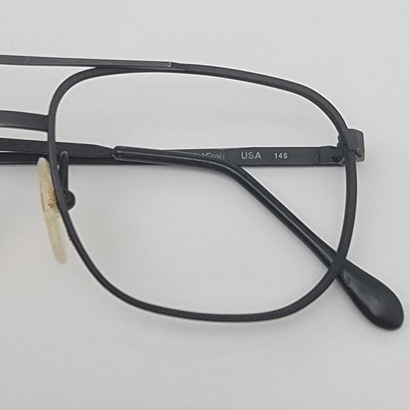 *SOLD* ArtCraft USA Matte Black Aviator Pilot USAF Air Force Eyeglasses Frame - Picture 12 of 13